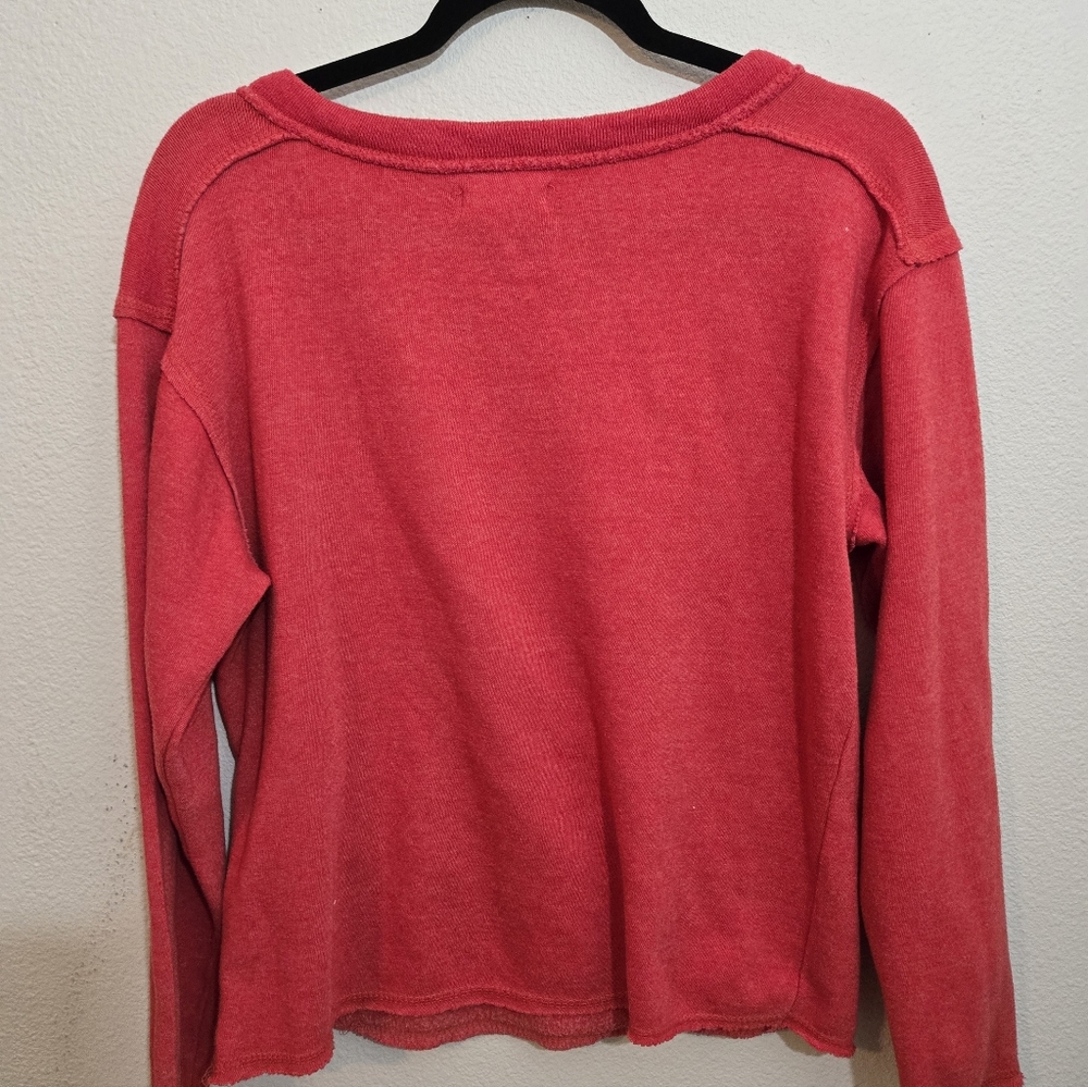 Ocean Drive Sweatshirt Red Small - Picture 4 of 5